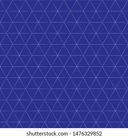 Geometric pattern. Minimal style sacred abstract background decoration. Illustration for fashion minimalistic design. Modern elegant endless wallpaper. Hexagon Vector. Blue Color.