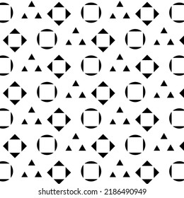 geometric pattern with missing inside vector pattern