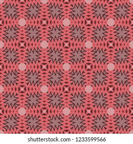 Geometric Pattern with Modern Line Design . Seamless Vector Background. For Scrapbooking Design, Printing, Wallpaper, Decor, Fabric, Invitation.