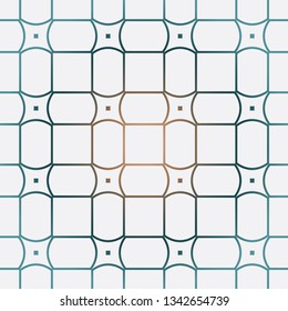 Geometric Pattern With Modern Line Design . Seamless Vector Background. For Scrapbooking Design, Printing, Wallpaper, Decor, Fabric, Invitation. Green brown gradient color.