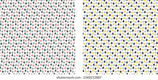 Geometric pattern in modern yellow,blue , pink and green colors