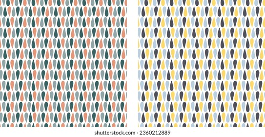 Patrón geométrico en colores modernos amarillo, azul, rosa y verde