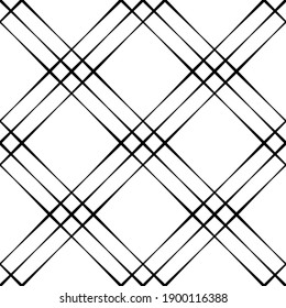 Geometric pattern with monochrome elements, vector abstract background.