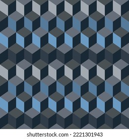Geometric pattern, mosaic decoration abstract seamless design