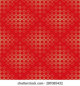 Geometric pattern mosaic rhombus seamless vector background.