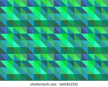 Geometric pattern mosaic of triangles, print for branding, textiles and wallpaper, for kids design