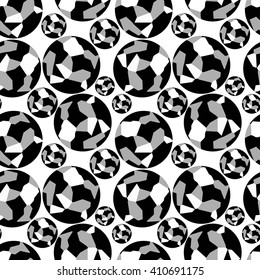 Geometric pattern with mottled black and white gray circles. Abstract vector pattern
