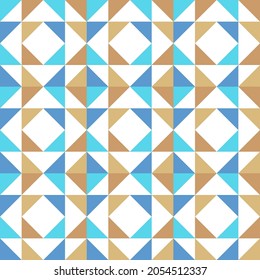 Geometric pattern. Multicolored abstract scandinavian pattern. Vector minimalistic flat design. Triangle bacground