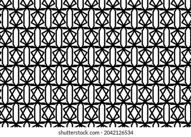 Geometric pattern for multiple usage. Repeating geometric tiles with linear triangles. Vector illustration