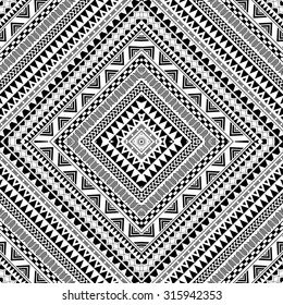 geometric pattern in Native Americans style
