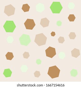 Geometric pattern in natural colors