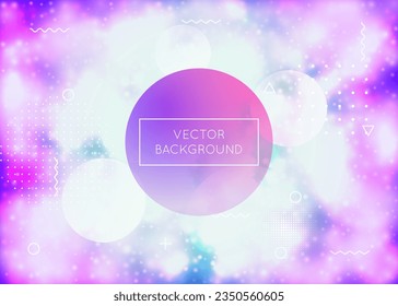 Geometric Pattern. Neon Background. Trendy Dots. Minimal Fluid. Purple Shiny Shape. Magic Multicolor Backdrop. Retro Graphic. Science Flyer. Violet Geometric Pattern