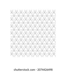 geometric pattern net shape in black and white