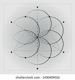 a geometric pattern object for illustration
