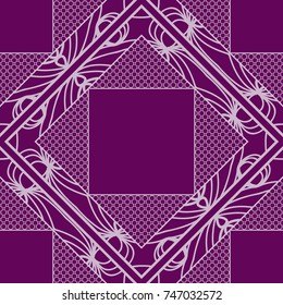 geometric pattern ofvintage design. Seamless vector illustration. for the design, printing, presentations, wallpapers