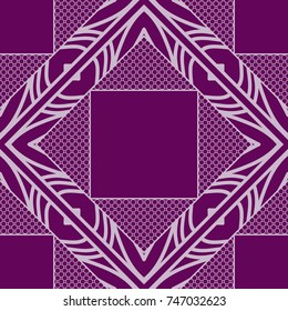 geometric pattern ofvintage design. Seamless vector illustration. for the design, printing, presentations, wallpapers