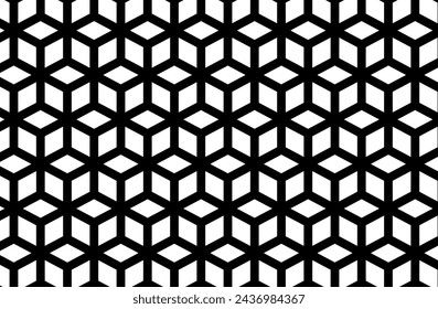 Geometric pattern on with background