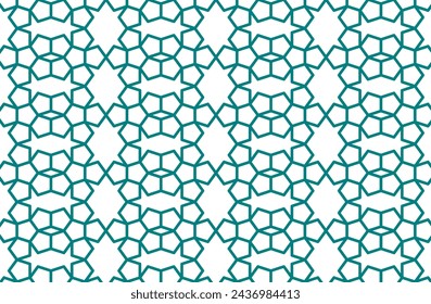 Geometric pattern on with background