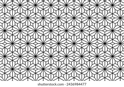 Geometric pattern on with background