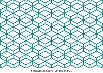 Geometric pattern on with background