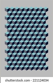 geometric pattern on light gray background