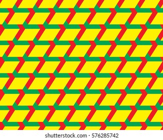 Geometric pattern on a white background. Vector seamless illustration