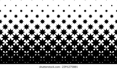 Geometric pattern . Optical fade out effect. Seamless in one direction.