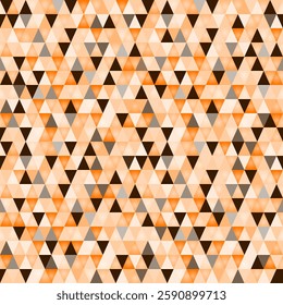 Geometric pattern in orange and black, vector illustration eps10