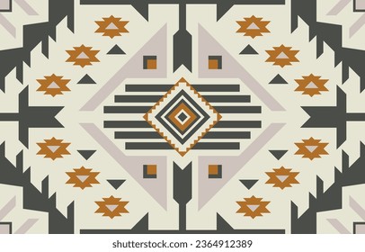 Geometric Pattern Oriental Ethnic Background Design, Carpet, Wallpaper, Clothing, Wrap, Fabric, Embroidery Style
