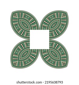 Geometric pattern, ornament, abstract colorful background, vector decorative element.