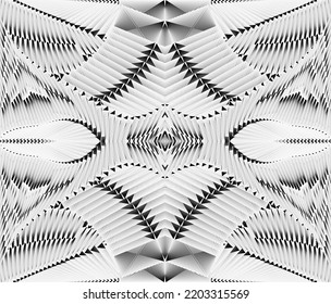 geometric pattern ornament halftone lines background vector decorative texture