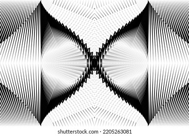 geometric pattern ornament halftone lines background vector decorative texture