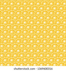 Geometric pattern with outlined abstract leaves. Minimal style, one color.