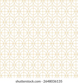 Geometric pattern of overlapping circles and lines