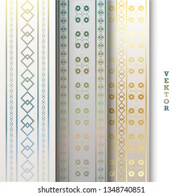 geometric pattern, painted on the wallpaper