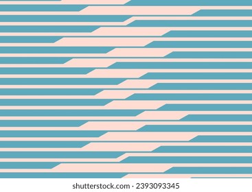 Geometric pattern parallel lines