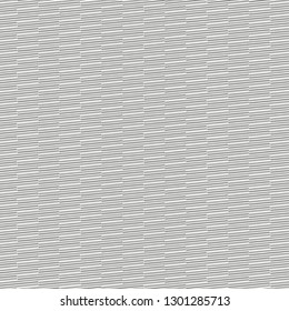 Geometric pattern with parallel oblique lines alternating in white and gray. Decorative striated background. Lining. Vector illustration. 