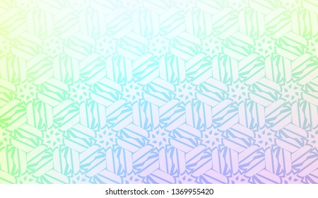 Geometric pattern with pastel color Gradient Color Background Wallpaper. For Your Design Ad, Banner, Cover Page. Vector Illustration