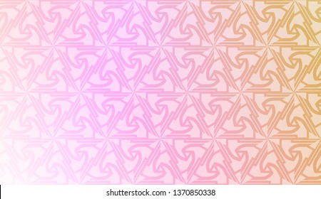 Geometric pattern with pastel color Gradient Color Background Wallpaper. For Your Design Ad, Banner, Cover Page. Vector Illustration