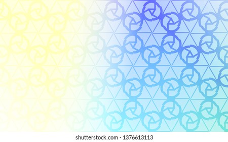 Geometric pattern with pastel color Gradient Color Background Wallpaper. For Your Design Ad, Banner, Cover Page. Vector Illustration