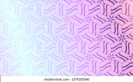Geometric pattern with pastel color Gradient Color Background Wallpaper. For Your Design Ad, Banner, Cover Page. Vector Illustration