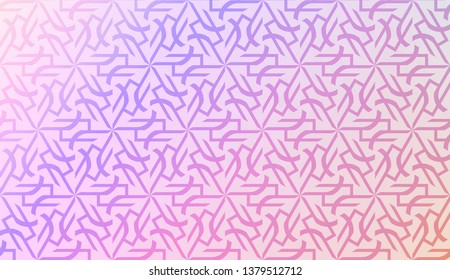 Geometric pattern with pastel color Gradient Color Background Wallpaper. For Your Design Ad, Banner, Cover Page. Vector Illustration