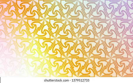 Geometric pattern with pastel color Gradient Color Background Wallpaper. For Your Design Ad, Banner, Cover Page. Vector Illustration