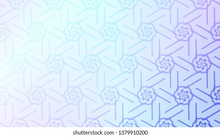 Geometric pattern with pastel color Gradient Color Background Wallpaper. For Your Design Ad, Banner, Cover Page. Vector Illustration