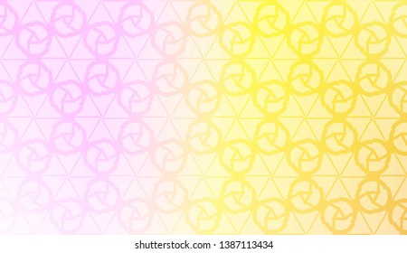 Geometric pattern with pastel color Gradient Color Background Wallpaper. For Your Design Ad, Banner, Cover Page. Vector Illustration