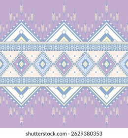 Geometric pattern in pastel colors.