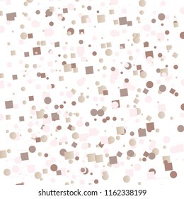 Geometric pattern of pastel shades for design and decoration textile, covers, package, wrapping paper