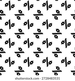 geometric pattern, percentage, discounts, pixel, black and white, whimsical design, perfect for stationery, packaging, fabrics, wallpapers and digital projects. vector
