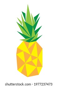 Geometric pattern pineapple for decoration, wallpaper, wall picture. This picture can use for multifunction and design.
