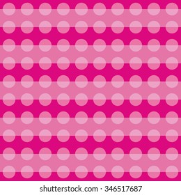 Geometric pattern with pink circular shapes